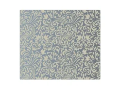 Hot Banjado Herdabdeckplatte Glas 2 Teilig Je 30x52CM Schneidebrett Herdabdeckung Mit Motiv Blaues Ornament
