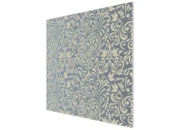 Hot Banjado Herdabdeckplatte Glas 2 Teilig Je 30x52CM Schneidebrett Herdabdeckung Mit Motiv Blaues Ornament