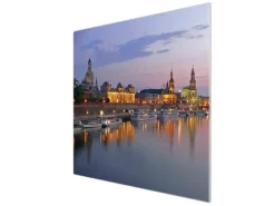 Banjado Herdabdeckplatte Glas 1 Teilig 60x52CM Schneidebrett Herdabdeckung Mit Motiv Dresden< Herdabdeckungen|Kochfelder