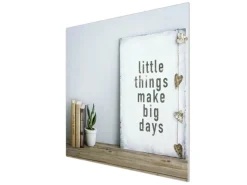 Clearance Banjado Herdabdeckplatte Glas 1 Teilig 60x52CM Schneidebrett Herdabdeckung Mit Motiv Little Things
