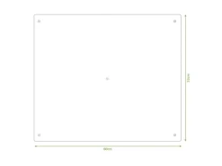 Banjado Herdabdeckplatte Glas 1 Teilig 60x52CM Schneidebrett Herdabdeckung Mit Motiv Bunte Blumen< Herdabdeckungen|Herde