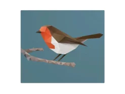 Hot Banjado Herdabdeckplatte Glas 1 Teilig 60x52CM Schneidebrett Herdabdeckung Mit Motiv Abstrakter Vogel