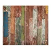 Banjado Herdabdeckplatte Glas 2 Teilig Je 30x52CM Schneidebrett Herdabdeckung Mit Motiv Buntes Holz< Schneidebretter|Kochfelder