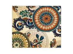 New Banjado Herdabdeckplatte Glas 1 Teilig 60x52CM Schneidebrett Herdabdeckung Mit Motiv Modernes Mandala