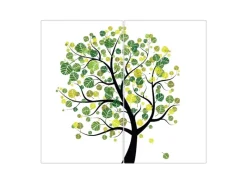 Banjado Herdabdeckplatte Glas 2 Teilig Je 30x52CM Schneidebrett Herdabdeckung Mit Motiv Laubzauberbaum< Herdabdeckungen|Herde