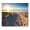 Banjado Herdabdeckplatte Glas 1 Teilig 60x52CM Schneidebrett Herdabdeckung Mit Motiv Nordseestrand< Schneidebretter|Herdabdeckungen