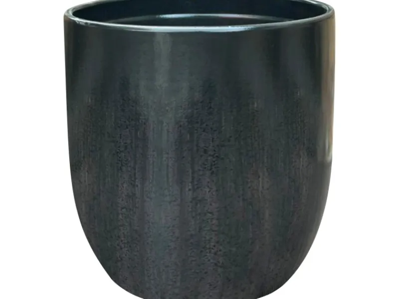 Übertopf Keramik Ø 14 cm x 13 cm Glasurimitat< Töpfe