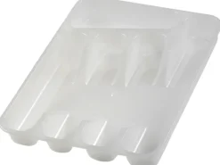 Discount Keeeper Besteckkasten Pablo 5 Fächer 26,5 cm Weiß