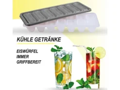 Bestgoodies Eiswürfelform Grau 8er Set< Küchenhelfer|Gefrierschränke