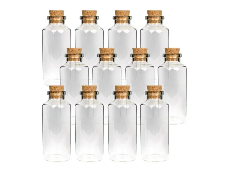 Bestlivings Geschirr<Fläschchen Glas mit Korken 30ml 24er Pack