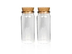 Bestlivings Fläschchen Glas mit Korken Set 50ml 16er Pack< Geschirr