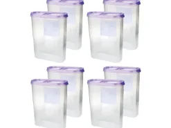 Bestlivings Frischhaltebox Schüttdose 2,8 Liter 8er Pack Lila< Vorratsdosen|Vorratsbehälter