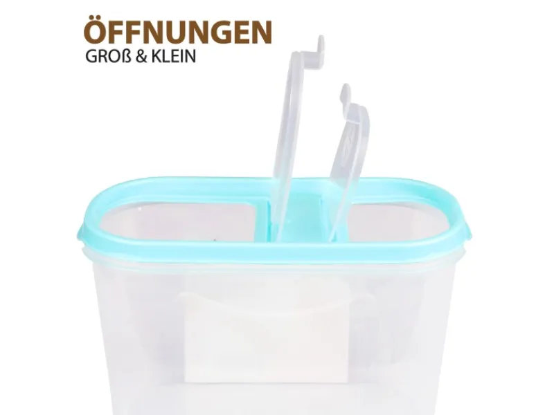 Bestlivings Frischhaltebox Schüttdose 1,4 Liter 1er Pack Türkis
