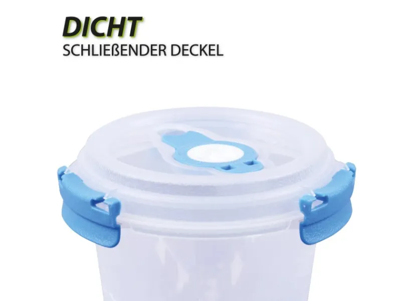 Bestlivings Frischhaltebox 0,64L Joghurt Im Set Blau 1er Pack< Vorratsdosen
