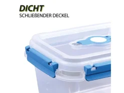 Bestlivings Frischhaltebox 1,5L Lunchbox Im Set Blau 4er Pack< Vorratsdosen|Vorratsbehälter