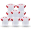 Bestlivings Frischhaltebox 0,64L Joghurt Im Set Rot 8er Pack< Vorratsbehälter|Gefrierschränke