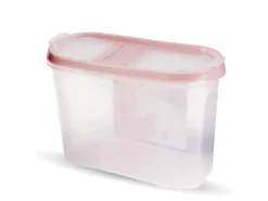 Best Bestlivings Frischhaltebox Schüttdose 1,4 Liter 2er Pack Altrose