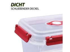 Bestlivings Frischhaltebox Mit Deckel Fresh System 2 Liter Brotdose Rot< Vorratsdosen|Vorratsbehälter
