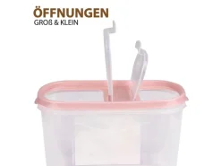 Bestlivings Vorratsbehälter|Vorratsdosen<Frischhaltebox Schüttdose 1,4 Liter 1er Pack Altrose