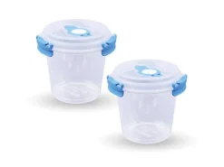 Hot Bestlivings Frischhaltebox 0,64L Joghurt Im Set Blau 2er Pack