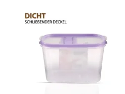 Bestlivings Frischhaltebox Schüttdose 1,4 Liter 8er Pack Lila< Vorratsdosen|Vorratsbehälter
