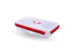 Bestlivings Vorratsdosen|Vorratsbehälter<Frischhaltebox Mit Deckel Fresh System 2 Liter Brotdose Mit Trenner Rot