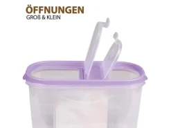 Hot Bestlivings Frischhaltebox Schüttdose 1,4 Liter 1er Pack Lila