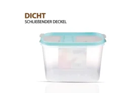 Bestlivings Frischhaltebox Schüttdose 1,4 Liter 4er Pack Türkis< Vorratsdosen|Vorratsbehälter