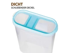Bestlivings Frischhaltebox Schüttdose 2,8 Liter 2er Pack Türkis< Vorratsdosen|Vorratsbehälter