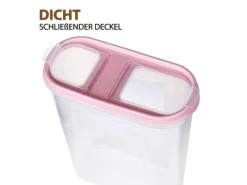 Bestlivings Vorratsdosen|Vorratsbehälter<Frischhaltebox Schüttdose 2,8 Liter 8er Pack Altrose