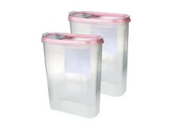 Bestlivings Frischhaltebox Schüttdose 2,8 Liter 2er Pack Altrose< Vorratsdosen|Vorratsbehälter
