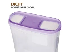 Hot Bestlivings Frischhaltebox Schüttdose 4,5 Liter 4er Pack Lila