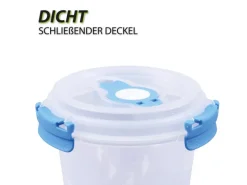 Bestlivings Frischhaltebox Mit Deckel Fresh System 0,64 Liter Joghurt Dose Blau< Vorratsbehälter|Vorratsdosen