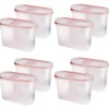 Outlet Bestlivings Frischhaltebox Schüttdose 1,4 Liter 8er Pack Altrose