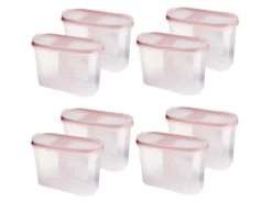 Outlet Bestlivings Frischhaltebox Schüttdose 1,4 Liter 8er Pack Altrose