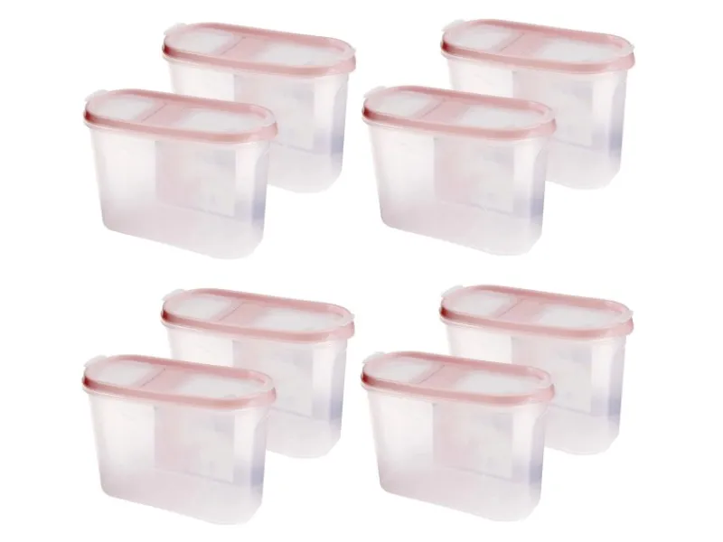 Outlet Bestlivings Frischhaltebox Schüttdose 1,4 Liter 8er Pack Altrose