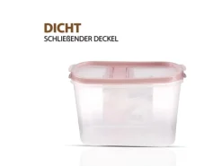 Outlet Bestlivings Frischhaltebox Schüttdose 1,4 Liter 8er Pack Altrose