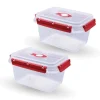 Bestlivings Frischhaltebox 1,5L Lunchbox Im Set Rot 2er Pack< Vorratsdosen|Vorratsbehälter