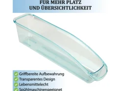 Bestlivings Küchen-Ordnungssysteme|Vorratsdosen<Kühlschrankbox S 33 x 75 x 8 cm 4er Pack