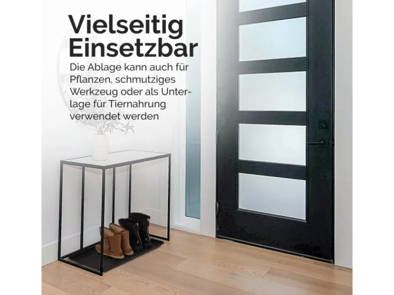 Bestlivings Schuhabtropfschale Fußmatte Schuhschale L 50 cm x 38 cm< Töpfe