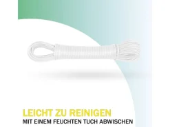 Outlet Bestlivings Wäscheleine 20 Meter x 2,2 mm 4er Pack Weiß