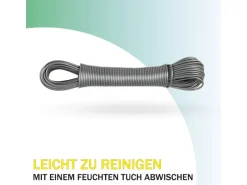 Bestlivings Wäschetrockner<Wäscheleine 20 Meter x 2,2 mm 2er Pack Anthrazit
