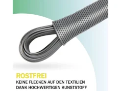 Bestlivings Wäschetrockner<Wäscheleine 20 Meter x 2,2 mm 2er Pack Anthrazit