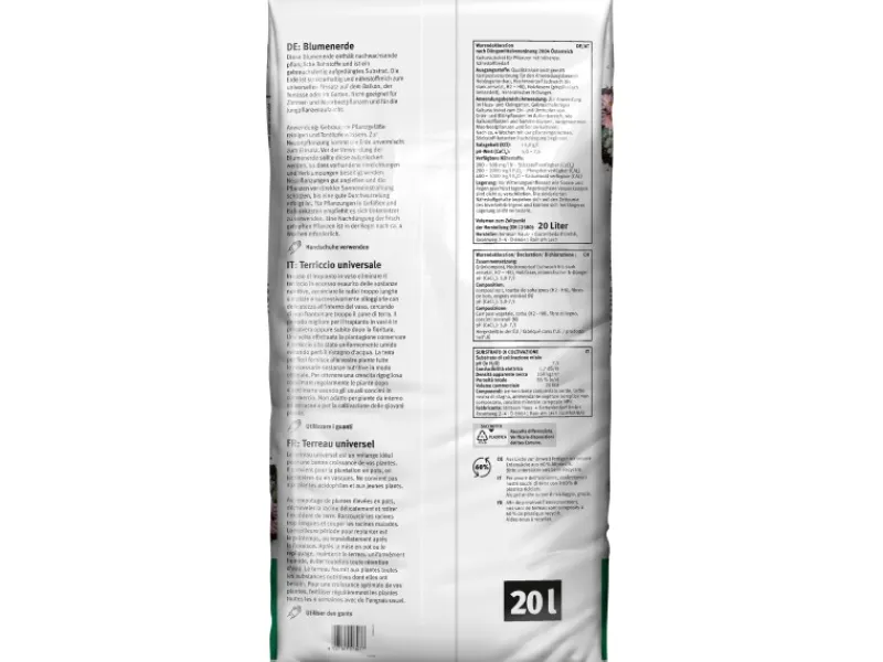 Töpfe<Blumenerde 20 l