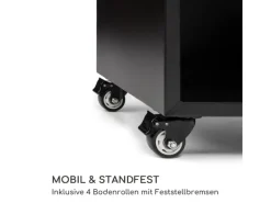 Blumfeldt Savage 2.0 Wide Feuerschale Grill Bambus-Schneidebrett Wetterschutz< Schneidebretter