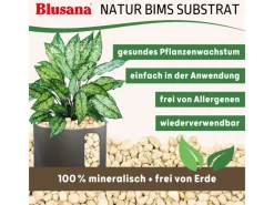 Blusana Bims Pflanzsubstrat mineralisches Vulkangestein Körnung 8-16 mm 10 l< Töpfe
