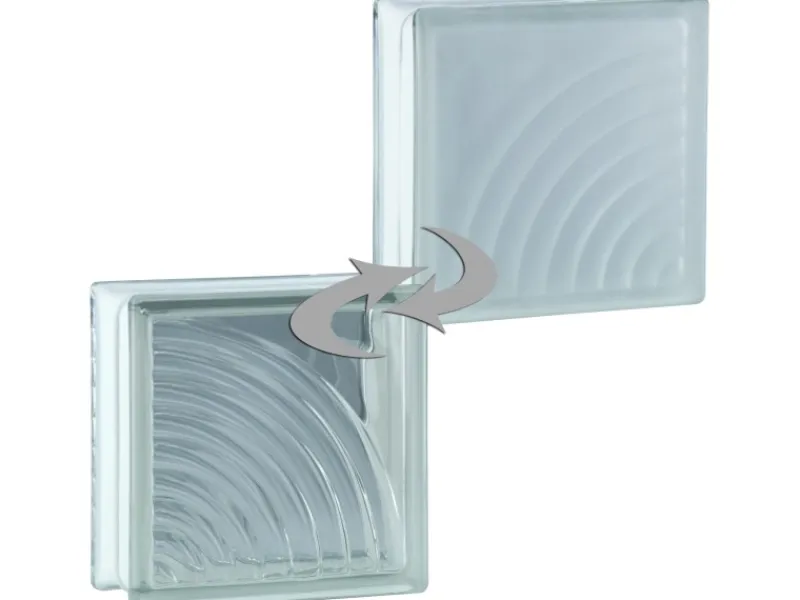 Fuchs Design BM Glasstein Midarc Super White 1-Seitig Satiniert 19 cm x 19 cm x 8 cm< Küchenrückwände