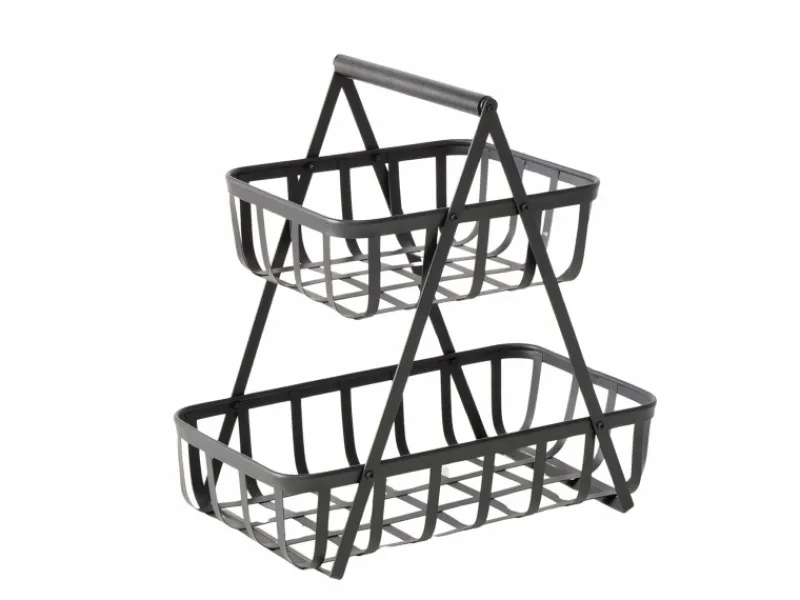 Discount Boltze Etagere Lennja 37 cm x 23 cm x 36,5 cm Schwarz