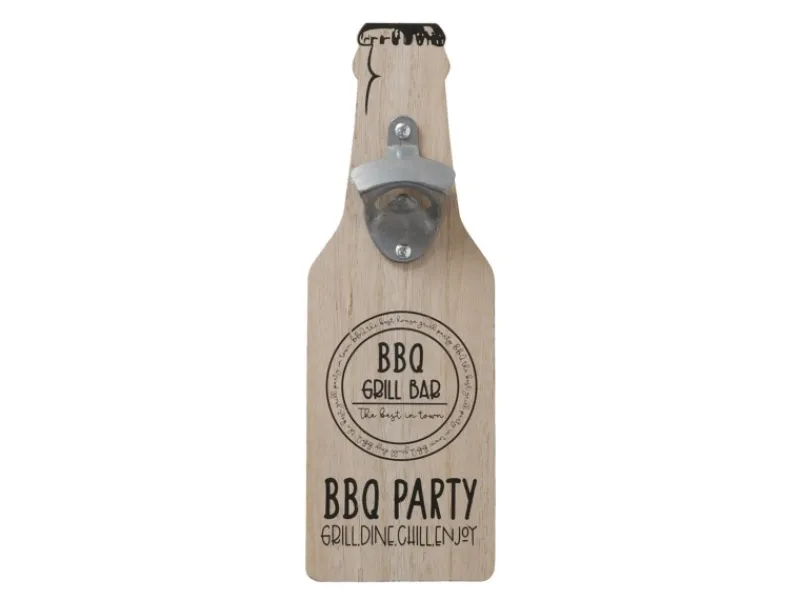 Best Boltze Flaschenöffner Grillhouse 2-fach Sortiert 30 cm x 10 cm x 4 cm Natur