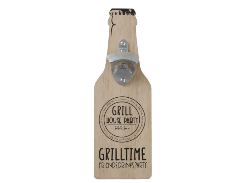 Best Boltze Flaschenöffner Grillhouse 2-fach Sortiert 30 cm x 10 cm x 4 cm Natur